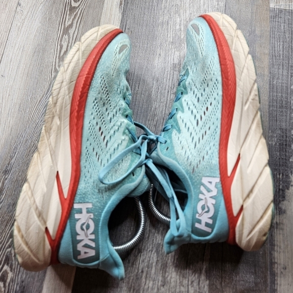 Hoka One One Clifton 8 Women's 8B Blue 1119394 AEBL - Picture 8 of 11